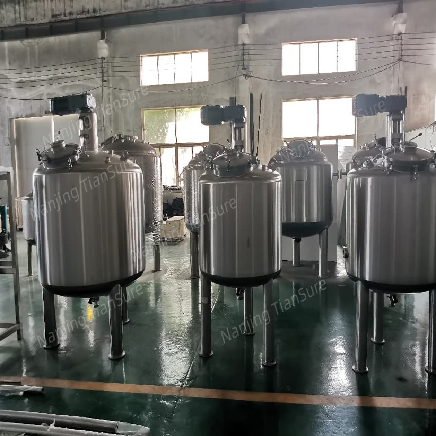 Syrup Preparation and Mixing System Plant and Equipment with Modular Skid and Storage Vessel for Pharmaceutical Use