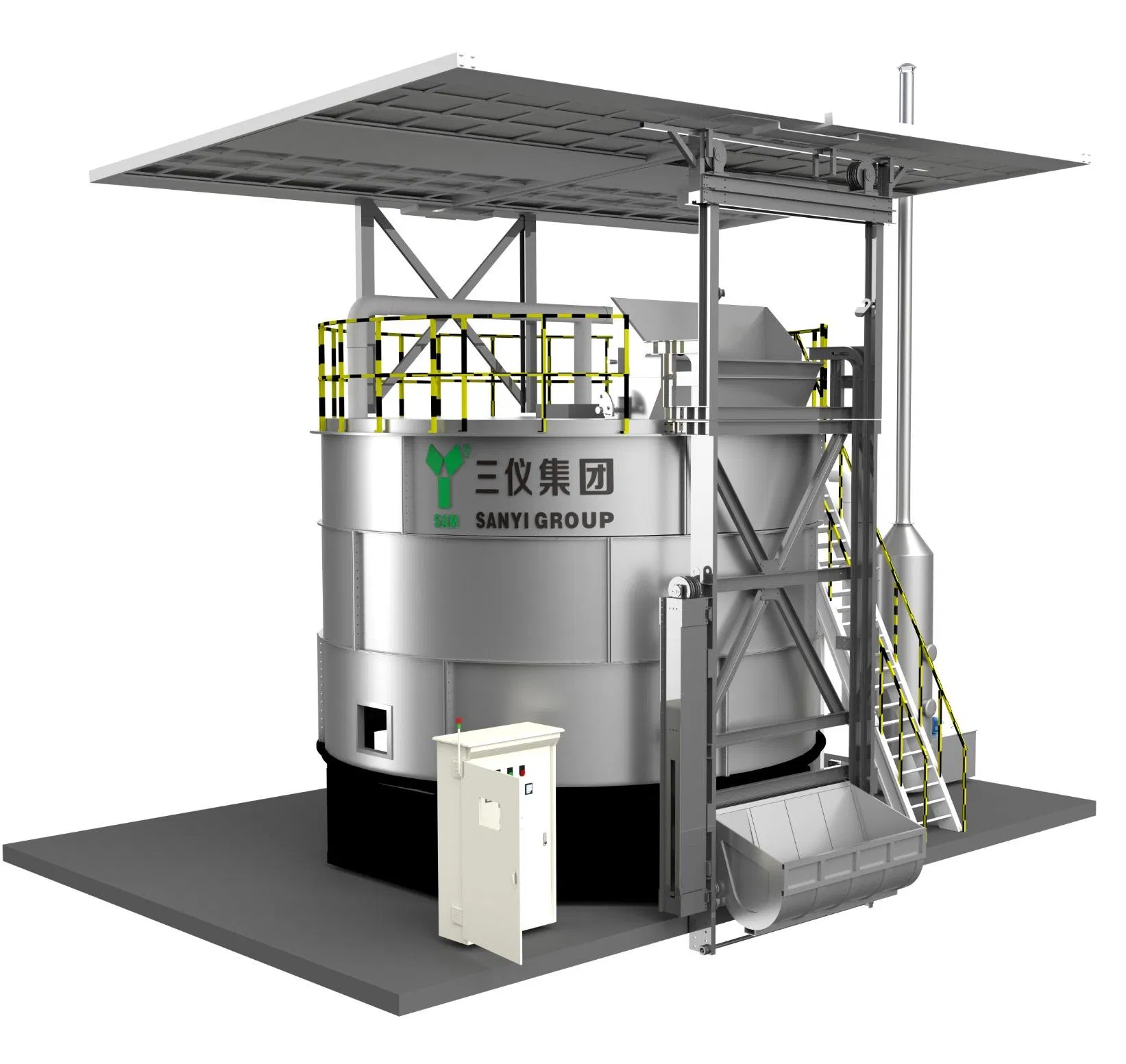 Factory Price Sustainable Soil Friendly Organic Fertilizer Organic Waste Fermentation Tank Waste Valorization System