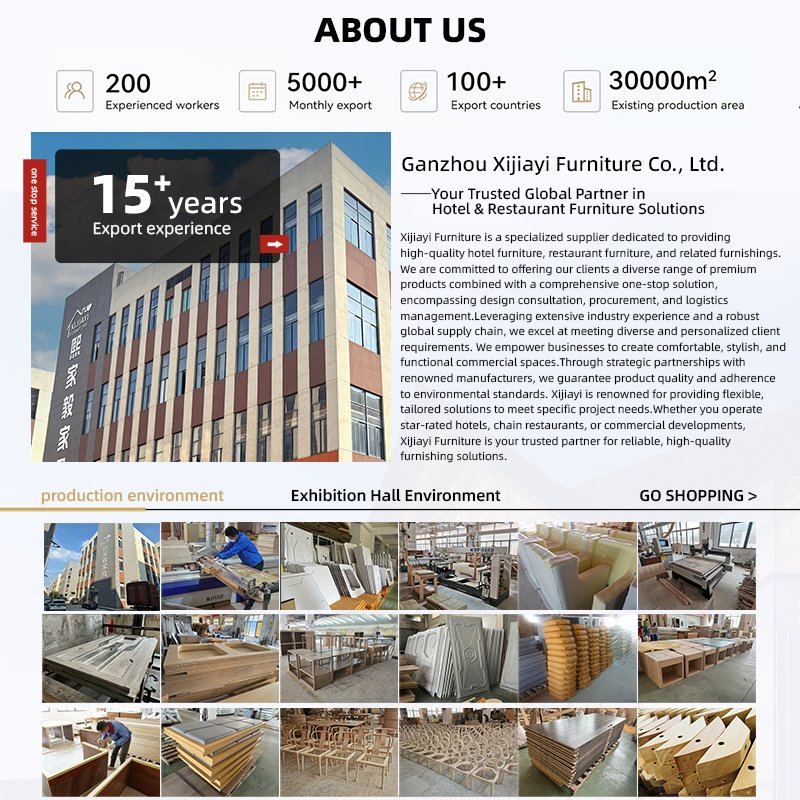 Xijiayi Compact Fast Food Restaurant Furniture Set for Food Courts and Malls