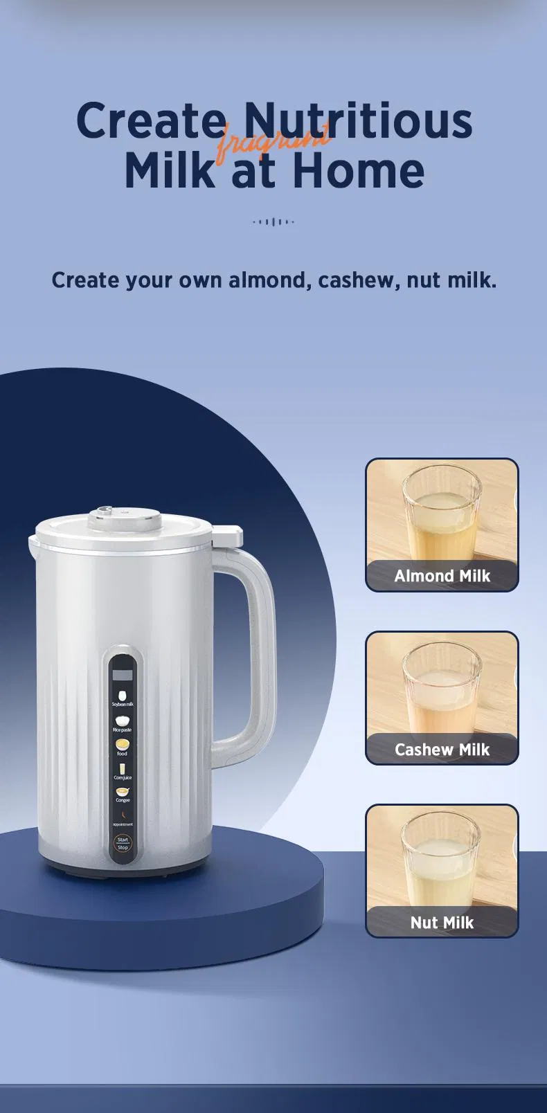 Electric Blender Features