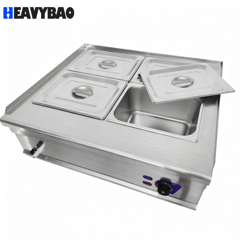 Heavybao Wholesale Commercial Buffet Restaurant Stainless Steel Electric Food Warmer