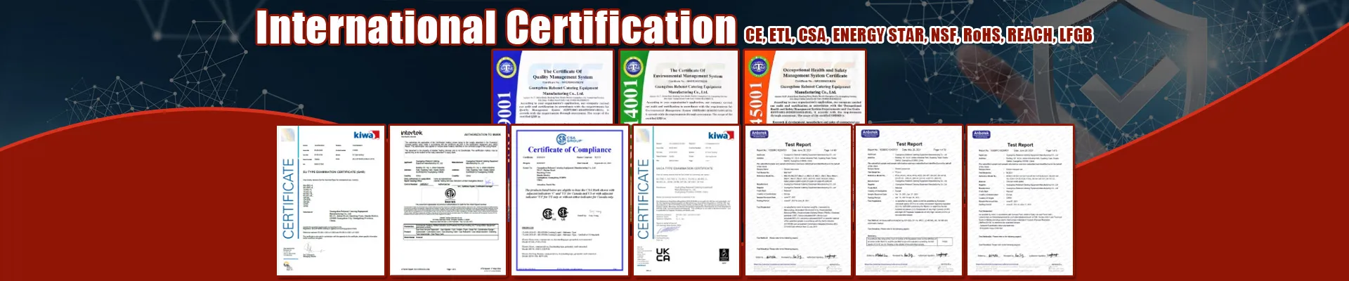Product Certifications