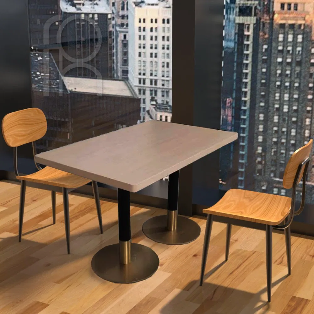 Modern Simple Design Restaurant Furniture Table for 2 Persons