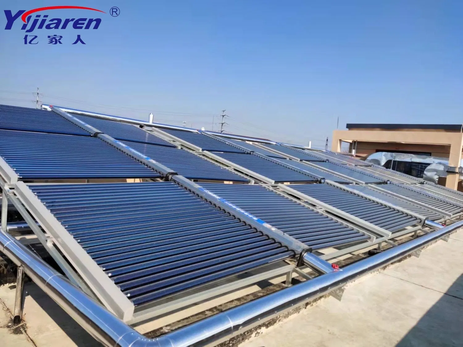 Advanced Commercial Vacuum Tube Water Heating System for Efficient Heating