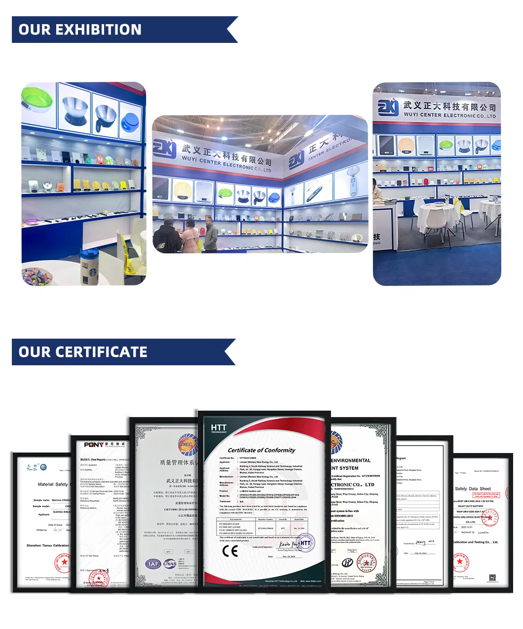 Certificates and Compliance