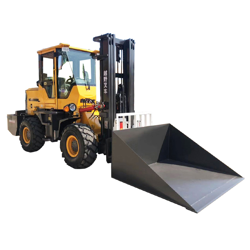 Heavy Equipment High Speed Diesel Rough Terrain Forklift Fork Sleeve