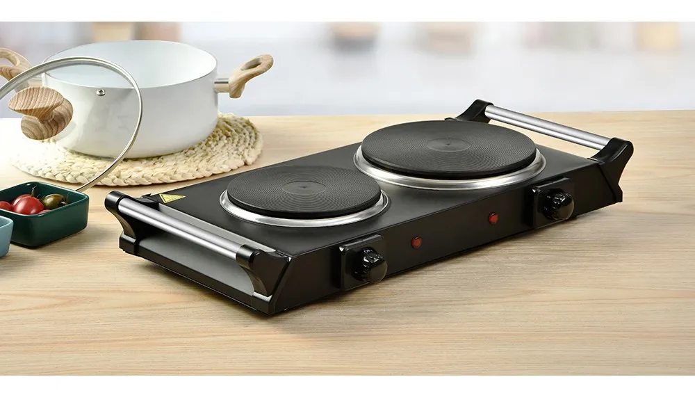 Portable Electric Stove Twin Solid Hot Plate