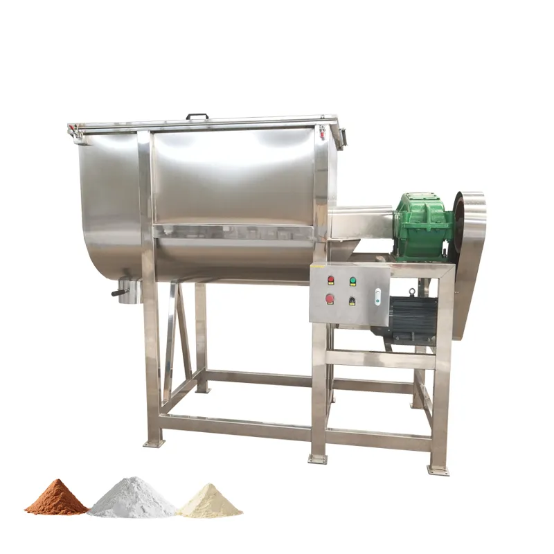 Horizontal Ribbon Stainless Steel Mixer
