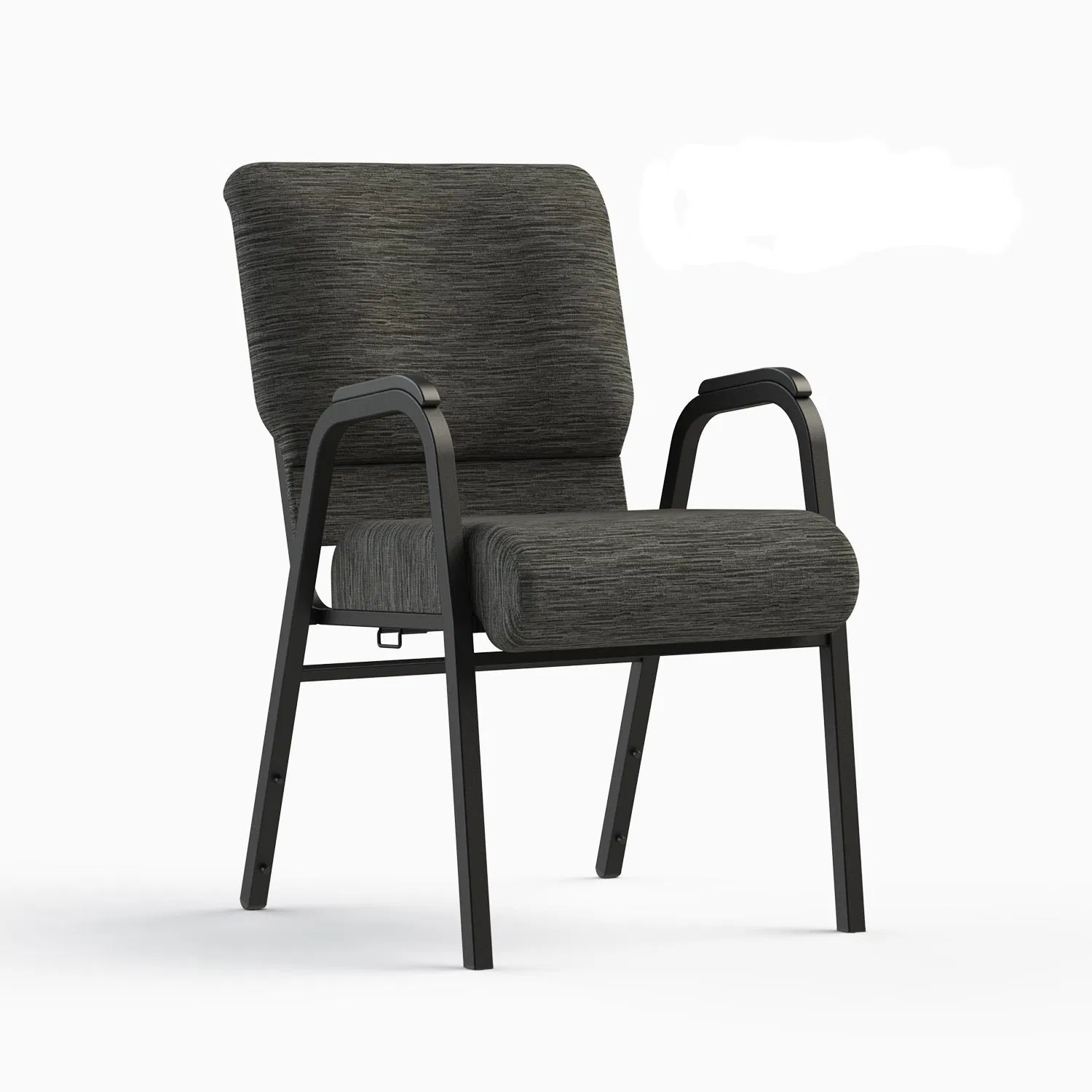 China Wholese Stacking Church Chair Auditorium Seating 22 Inch Wide with Arms (ZG13-009)