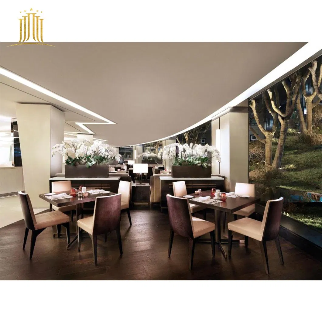 Quick Delivery Low Price Modern 5 Star Wooden Restaurant Indoor Hotel Furniture