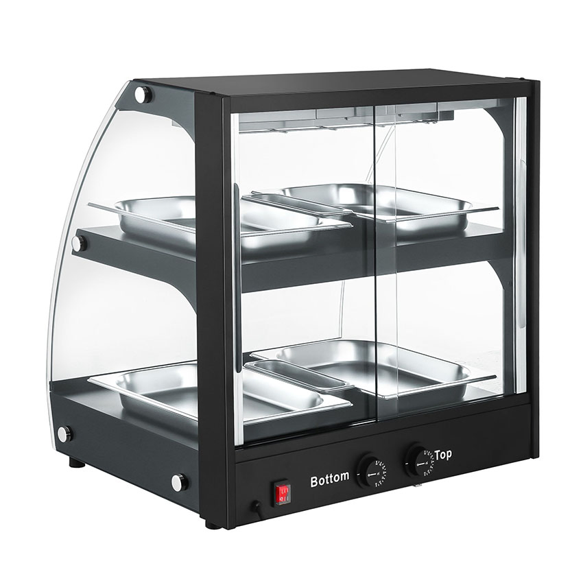Food Warmer Commercial Showcase Display Stainless Steel Food Warmer Electric Warming Showcase