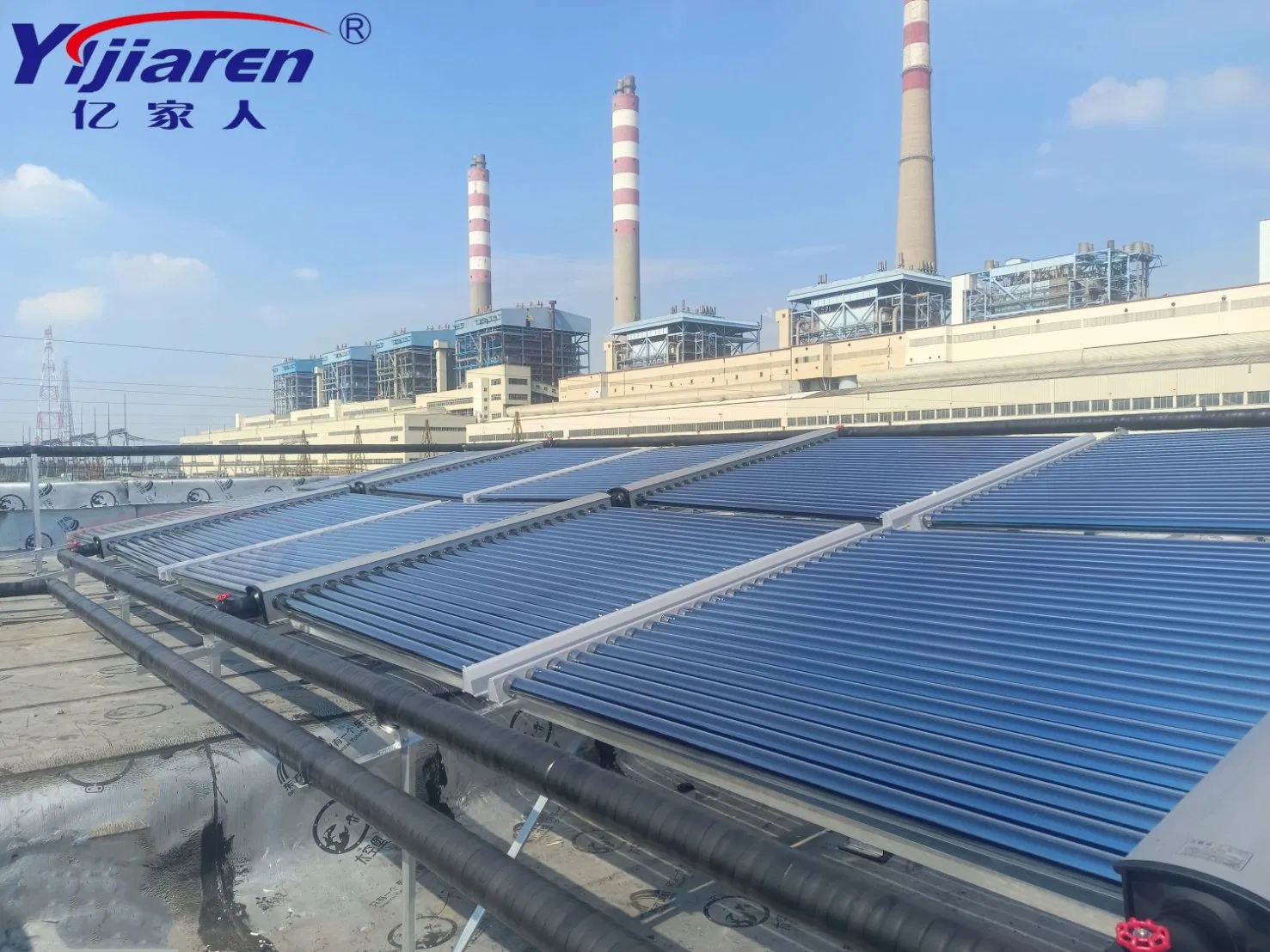 Advanced Commercial Vacuum Tube Water Heating System for Efficient Heating