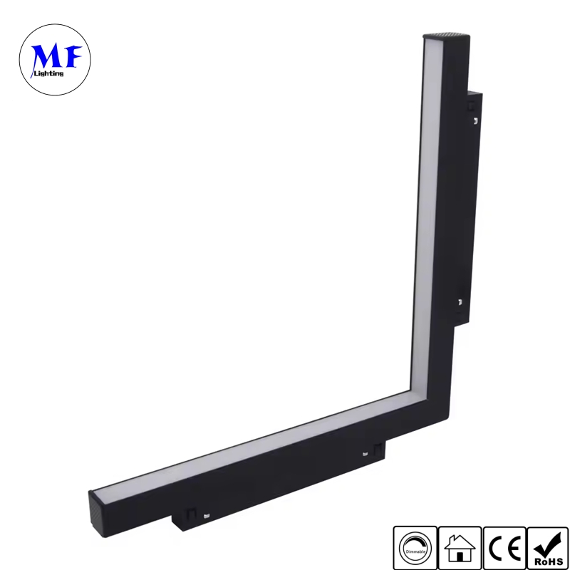 Factory Price 40W 0-10V Dimmable DC48V/24V Anti-Glare Surface Mounted LED Magnetic Linear Flood Light for Offices Showrooms Specialty Stores Hotels Villas Clubs