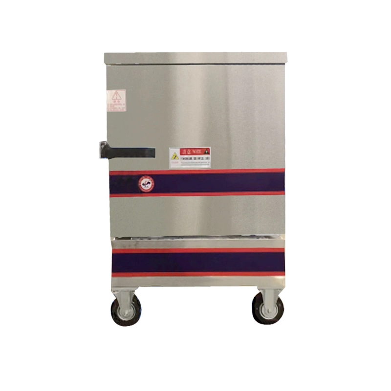 Heavy Duty Electric Rice Cooker, Seafood Rice Noodles Roll Steamer Cabinet 6 Trays