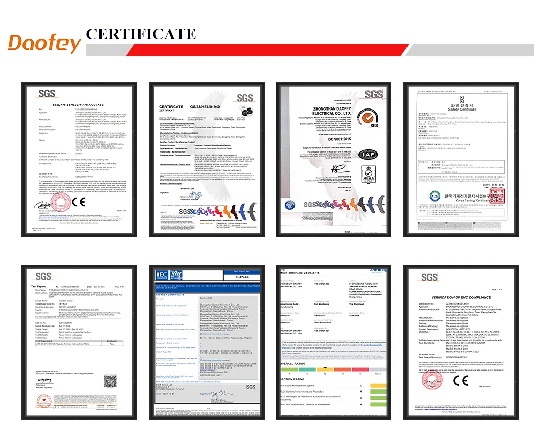 Product Certifications
