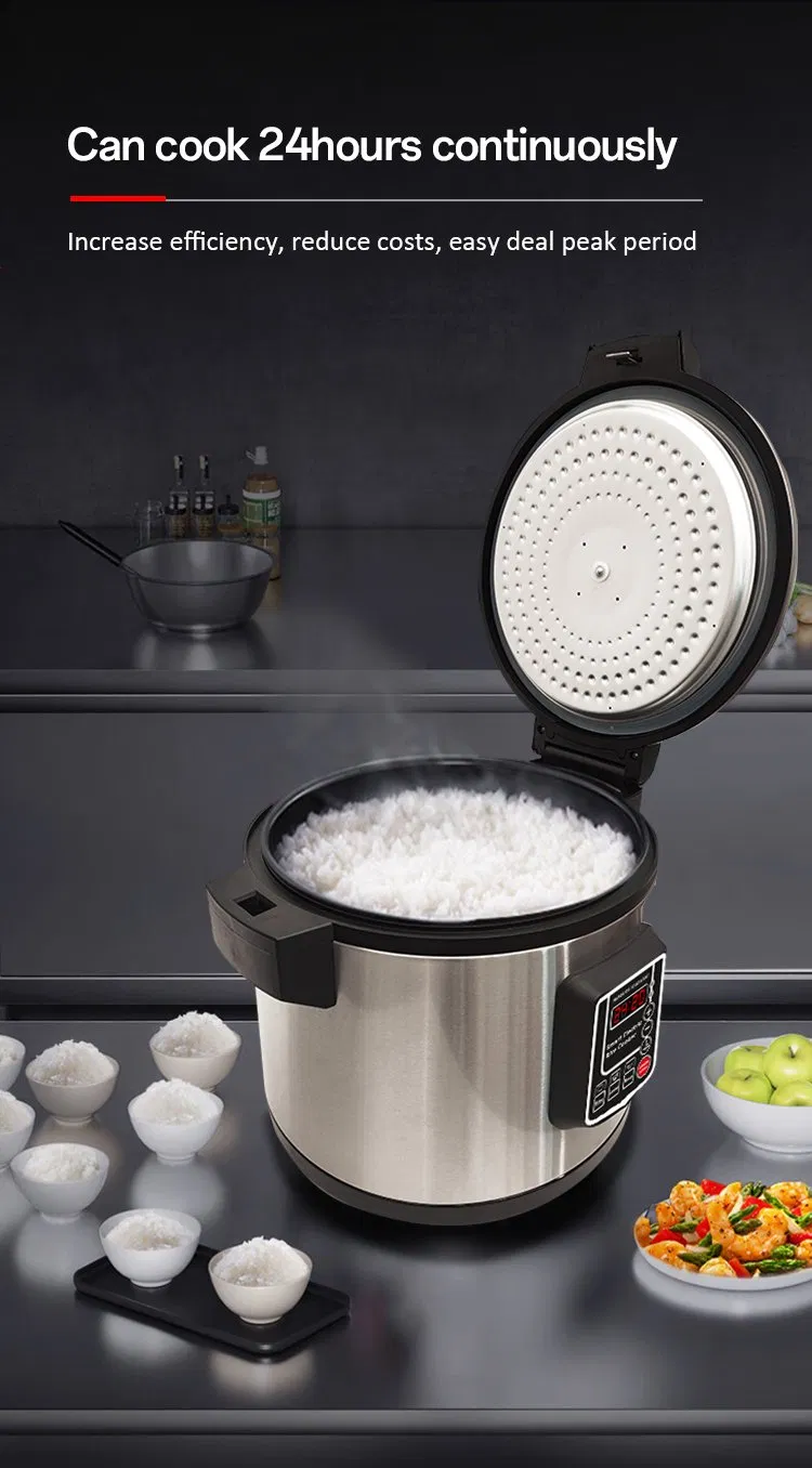 Commercial Smart Electric Rice Cooker - Large Capacity Multi-Function Ih Heating 16L