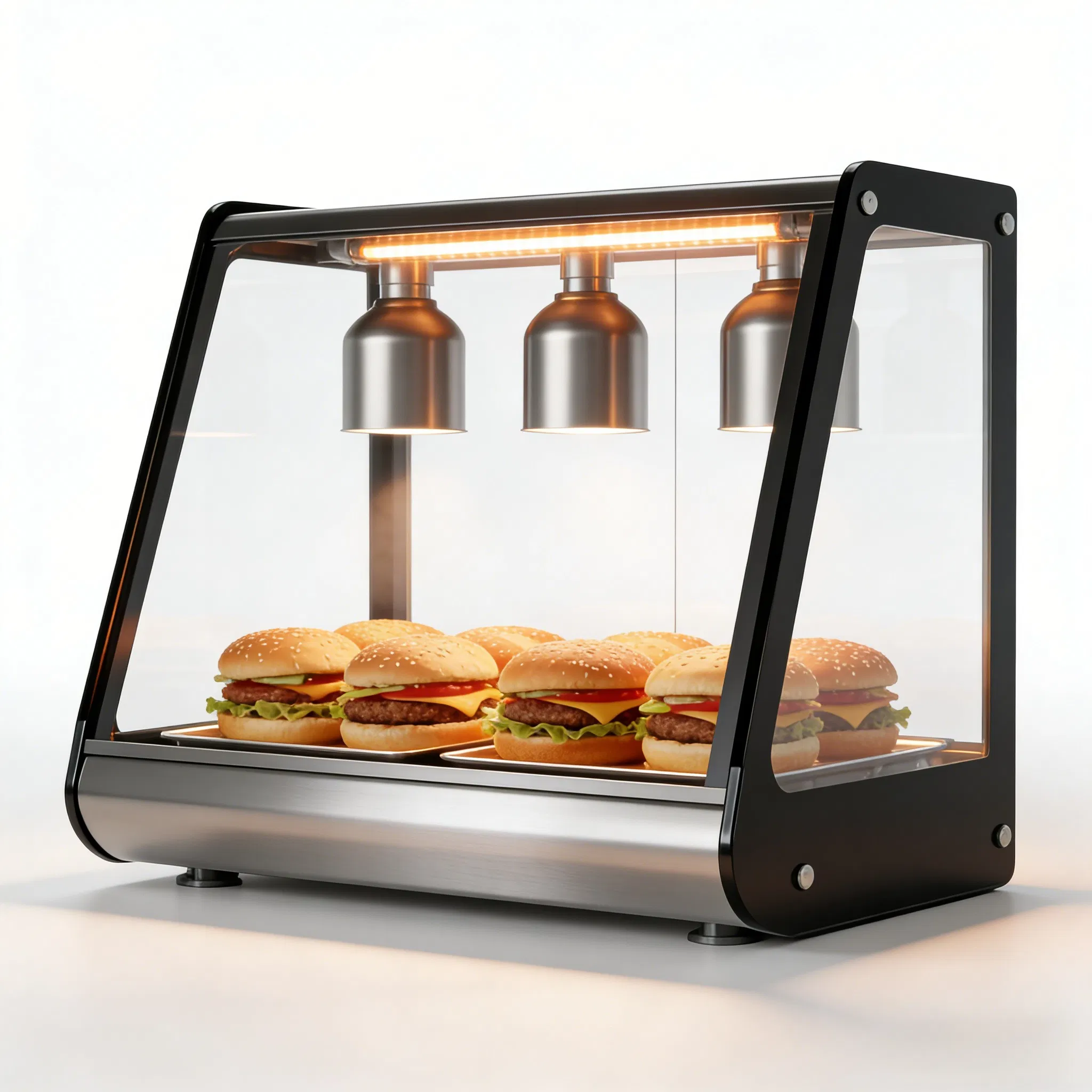 Electric Heated Commercial Food Display Warmer for Fast Food Shop