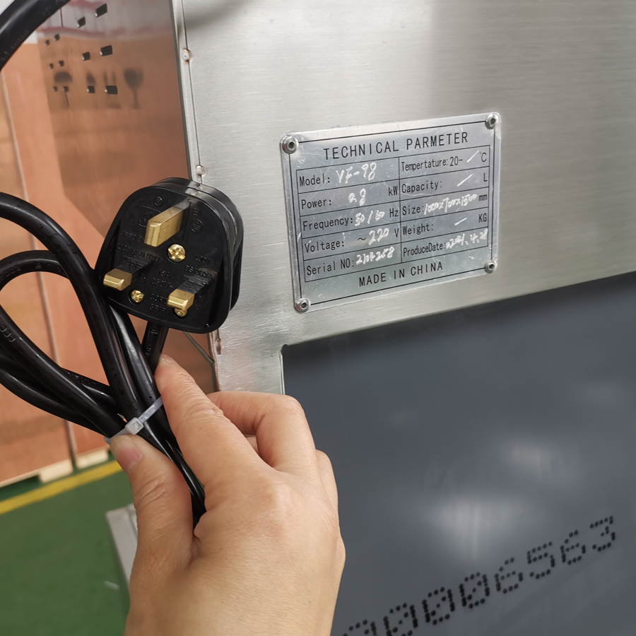 French Fries Warmer/Electric Chips Display Warmer/ Glass Food Warmer Display Showcase