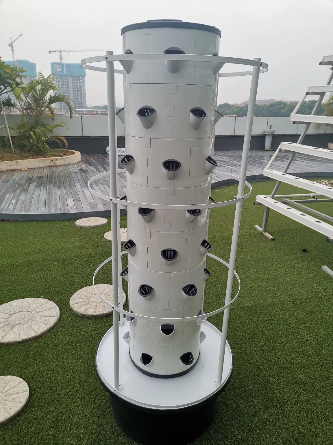 Wholesale Hydroponic Home Balcony Rotary Tower Growing Systems for Commercial