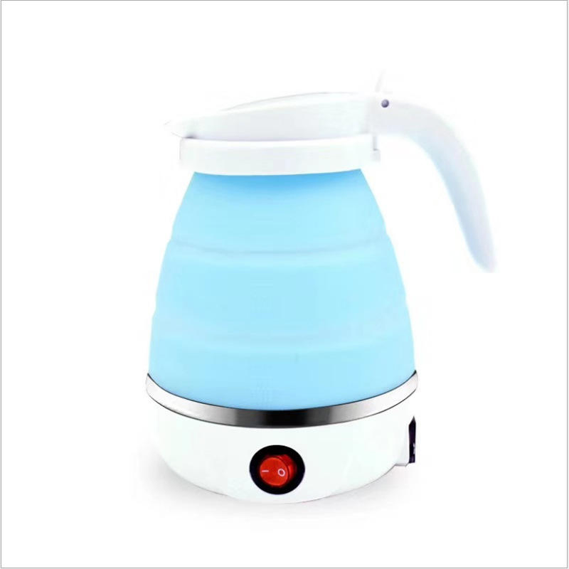 600ml Travel Portable Kettle Collapsible CE Silicone Foldable Electric Kettles