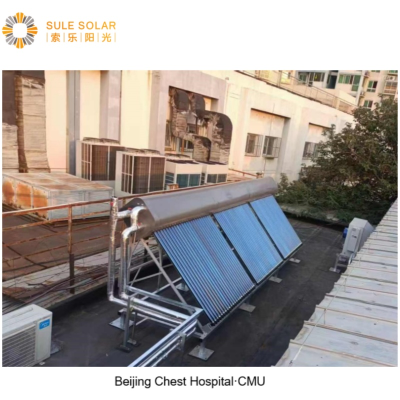 Made in China Commercial Solar Water Heating System Compact Type Design 3000L Durable for Industrial Complexes &amp; Resorts