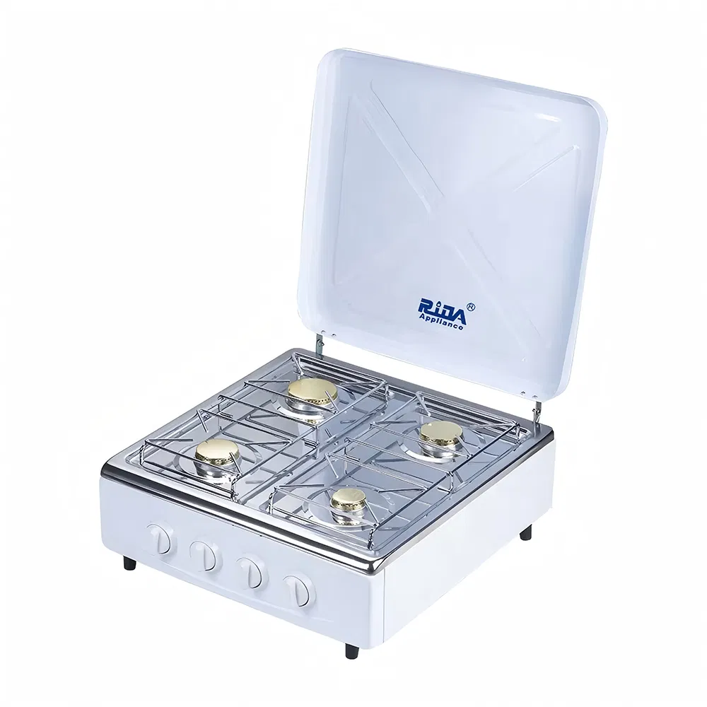 Ridax Table Top Cooktop Without Electric Portable Camping 4-Burner Gas Stove