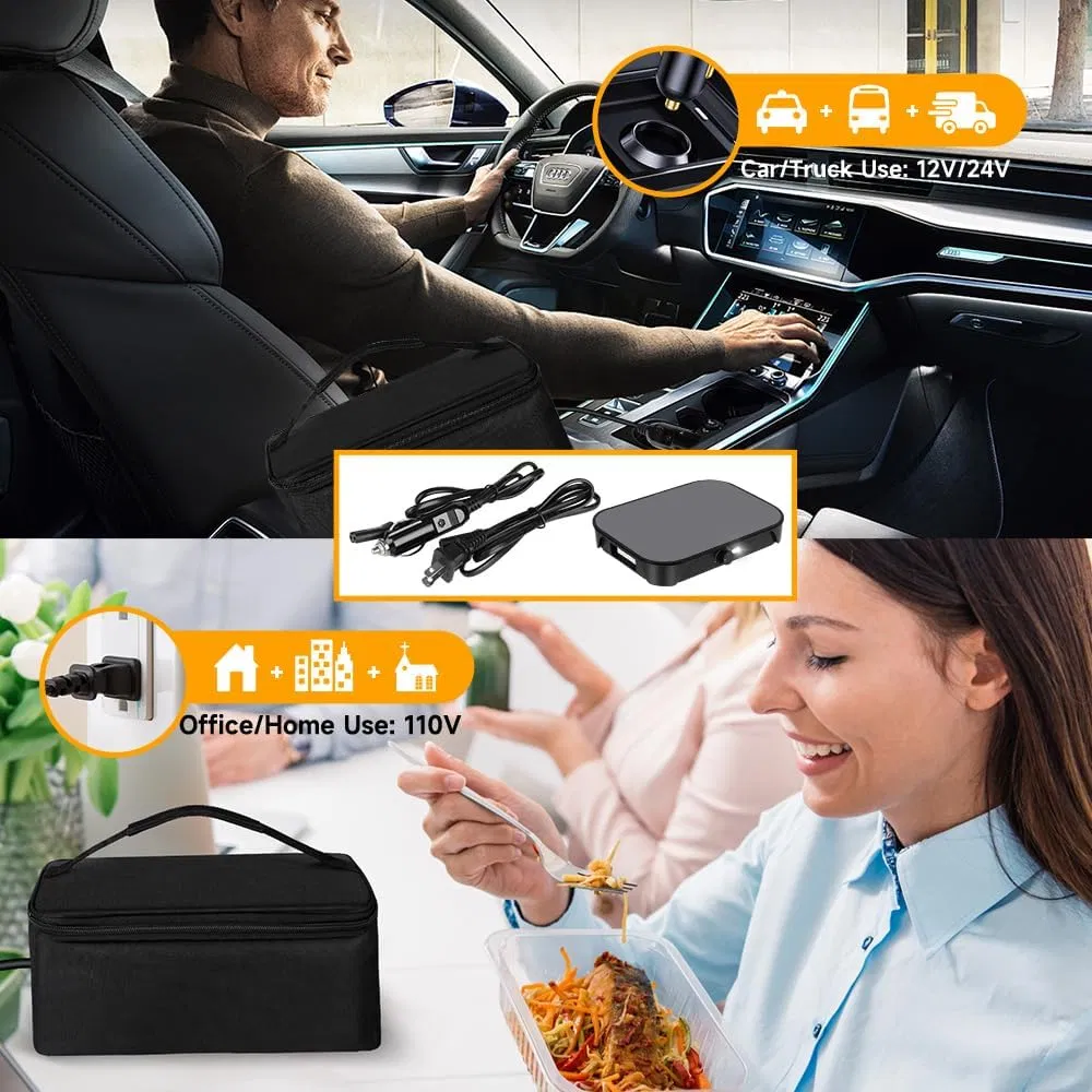 Smart Mini Cooker Electric Food Warmer Portable Heating Food Anytime