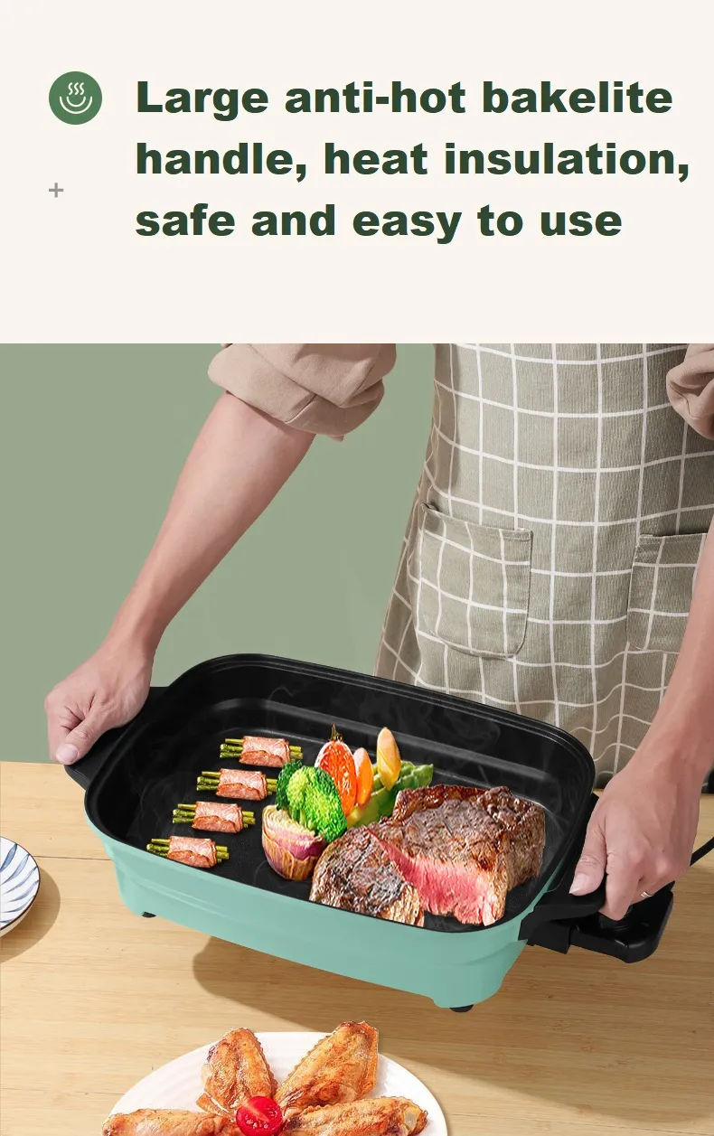 Electric Fish Grill Pan Features
