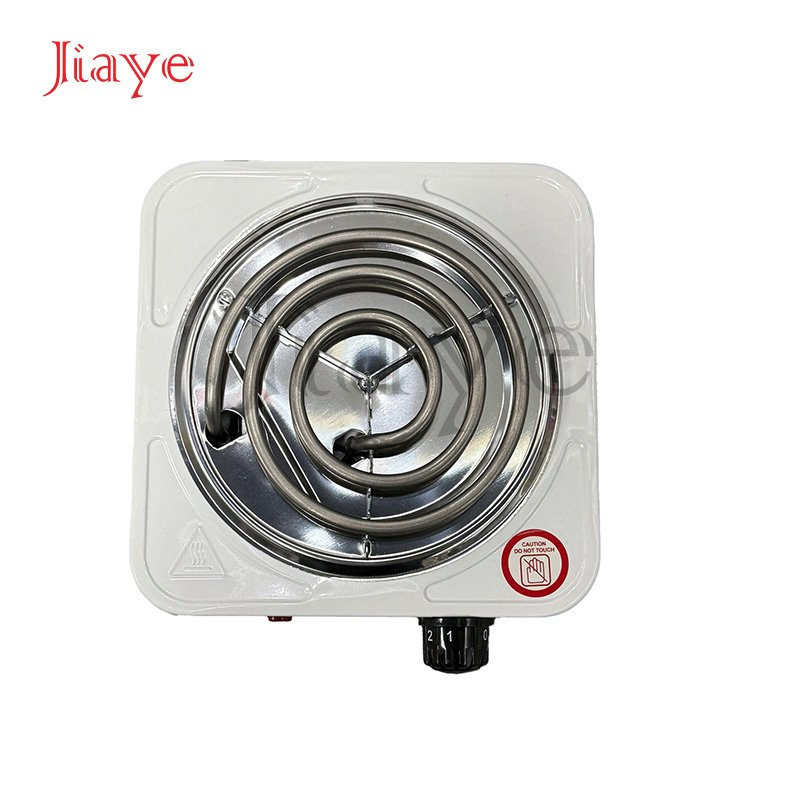 1500W Portable White Single-Head Electric Stove - Easy to Clean