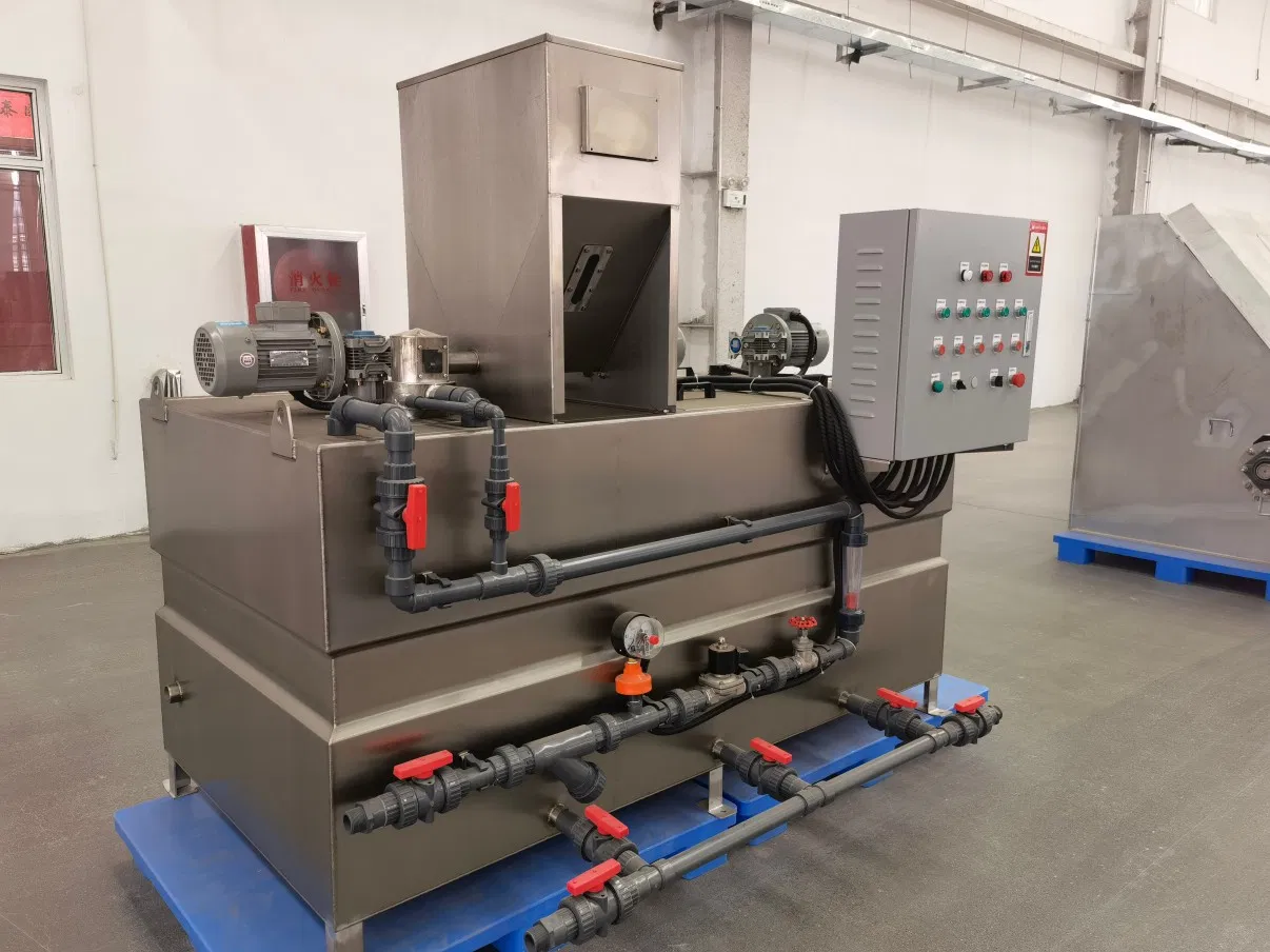Iepp 2023 Hot Sale Automatic PAC PAM Chemical Dosing Machine Food Beverage Printing Dyeing Wastewater Treatment Equipment