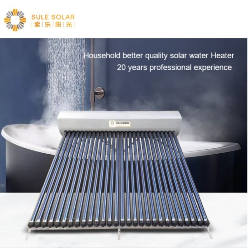 Calentador Solar De Agua Solares Tanque De Agua Pressure Water Geyser Solar Water Heater System