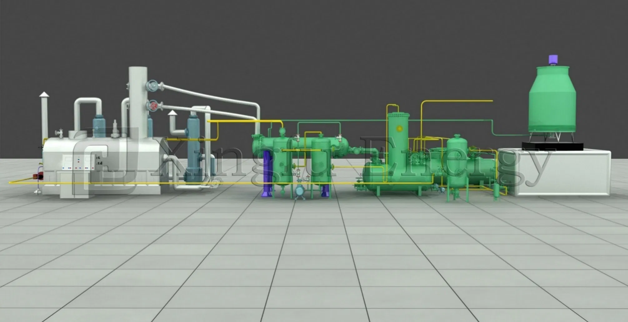 Sufficient Output Wholesale Low Carbon Efficient Waste Oil Distillation Equipment