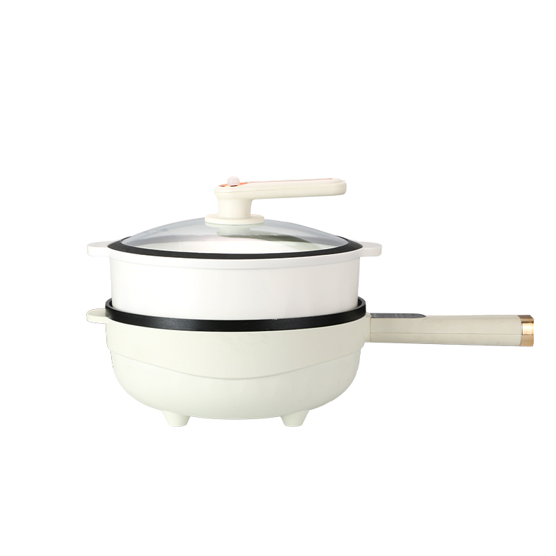 High-Performance 30cm Electric Frying Pan Low Pressure Lid 1500W Heating
