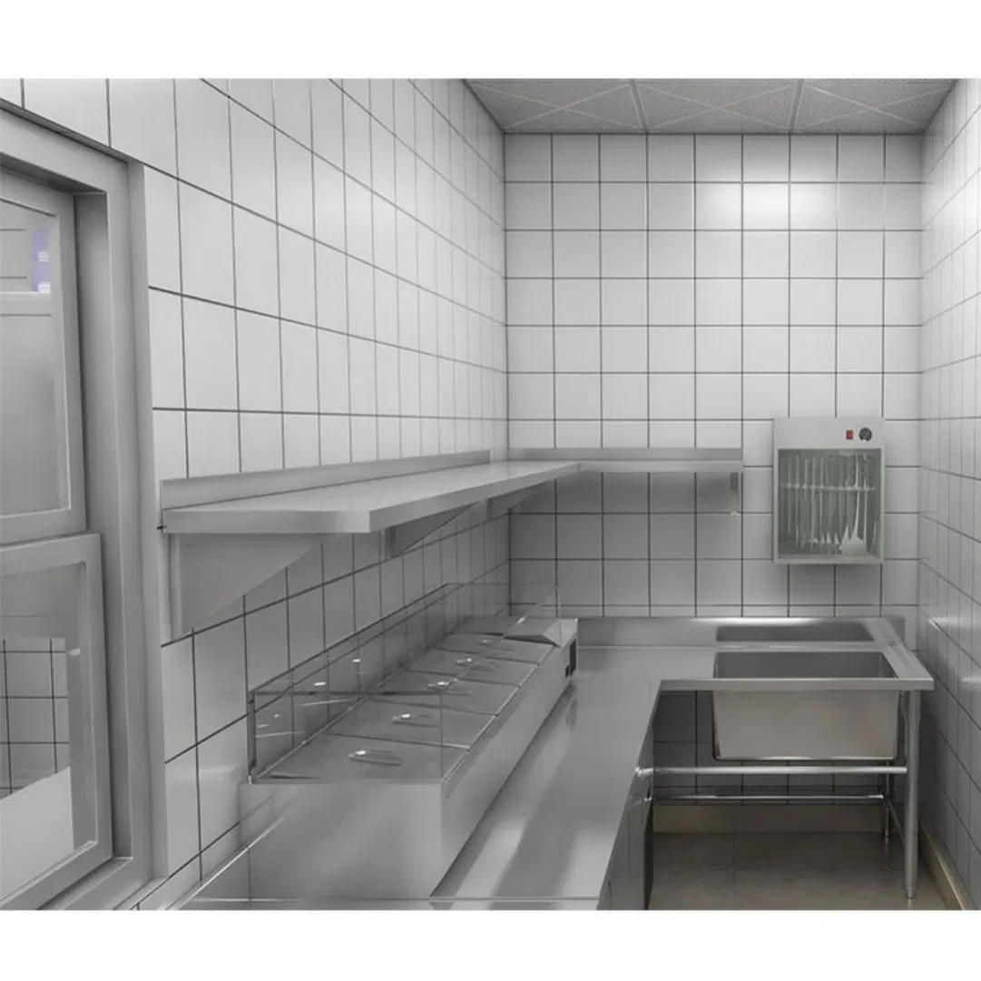 Customized Commercial Kitchen System for Food Trucks with Space Optimized Compact Appliances and Ventilation