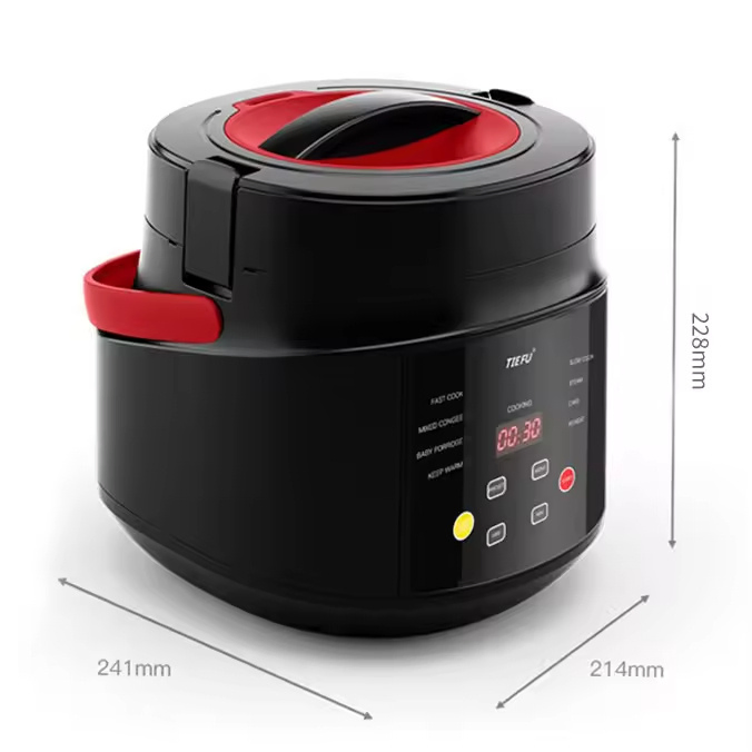 2L DC 12V 24V 220V Multifunctionportable Electric Rice Cooker