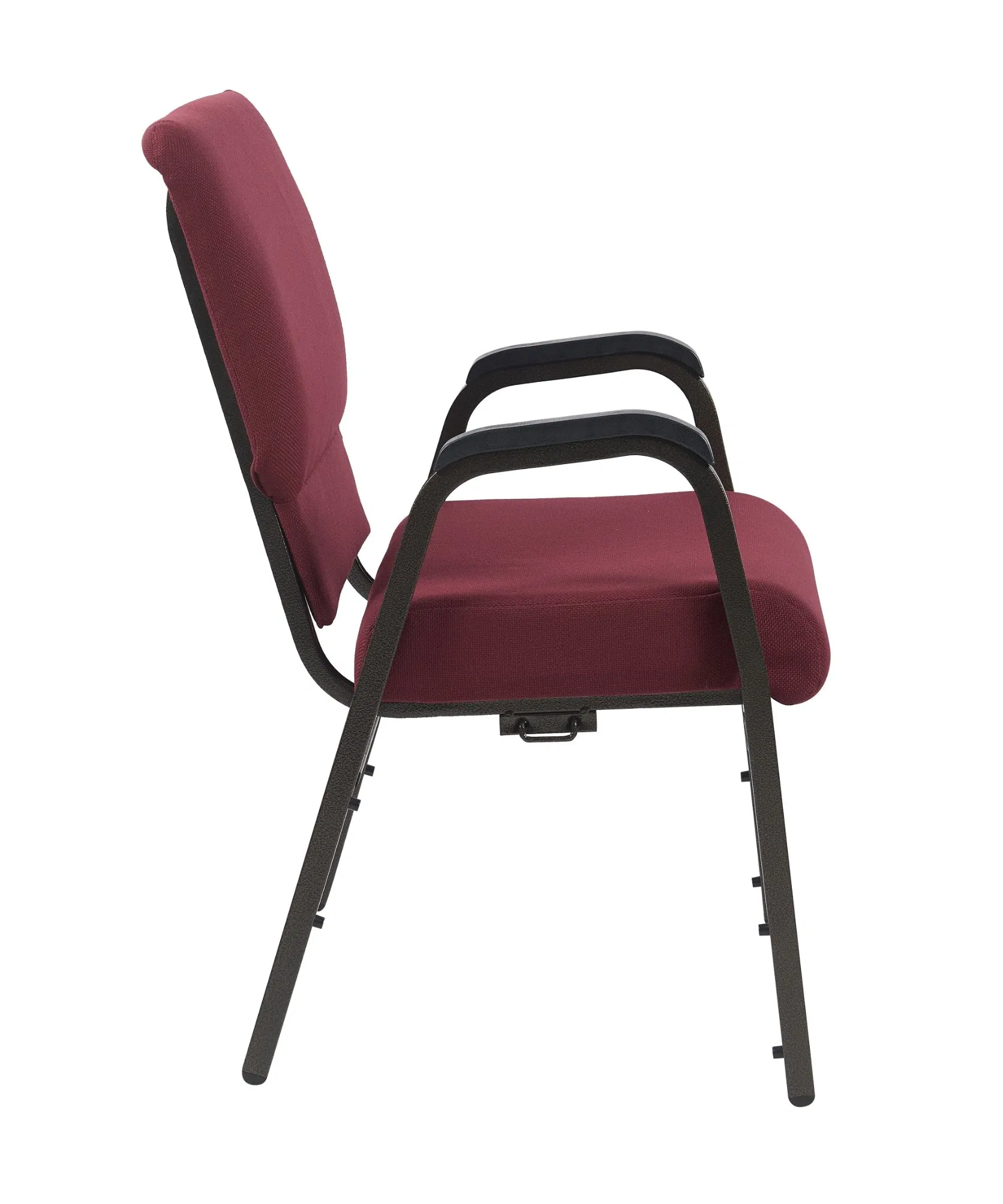 Durable Metal Church Seating with Armrests for Congregation (ZG13-009)
