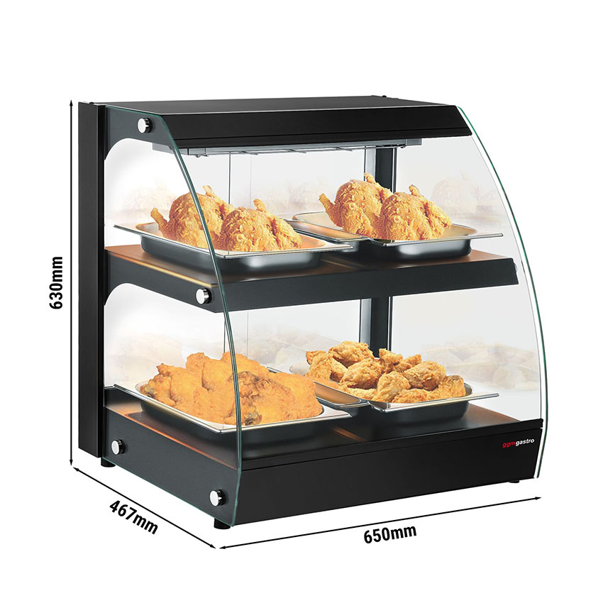 Food Warmer Commercial Showcase Display Stainless Steel Food Warmer Electric Warming Showcase