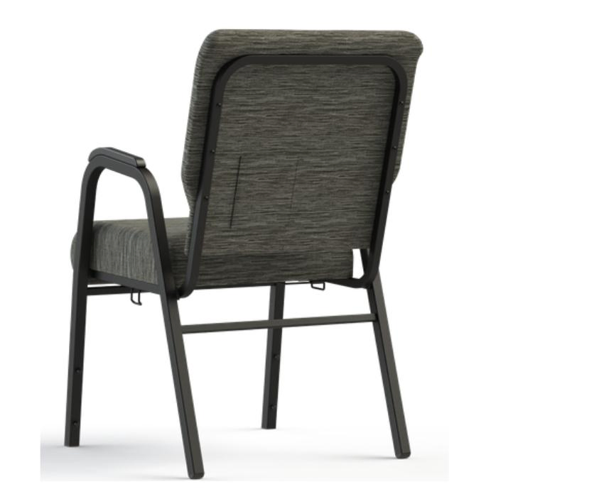 China Wholese Stacking Church Chair Auditorium Seating 22 Inch Wide with Arms (ZG13-009)