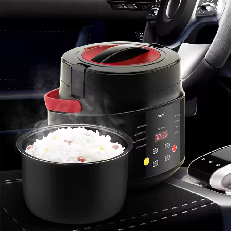 2L DC 12V 24V 220V Multifunctionportable Electric Rice Cooker