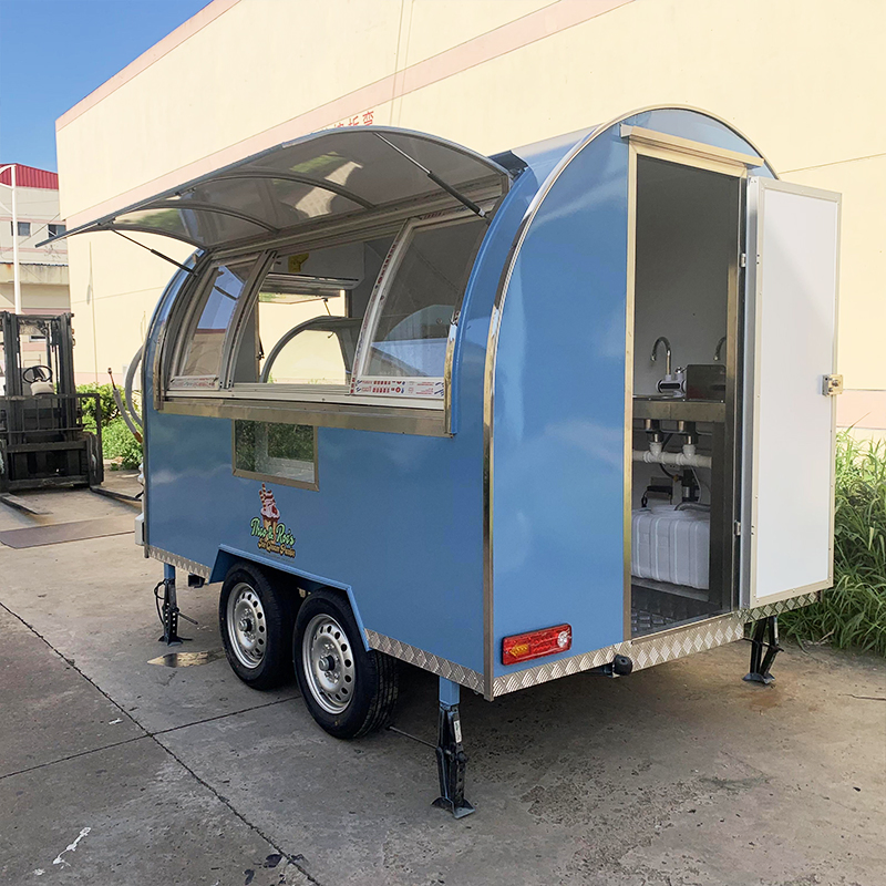 Commercial Grade Customizable Stainless Steel Food Trailer with Multi - Function Catering