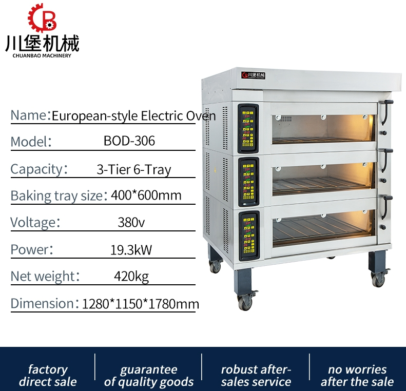 European-Style Intelligent Commercial Baking Oven with Smart Features