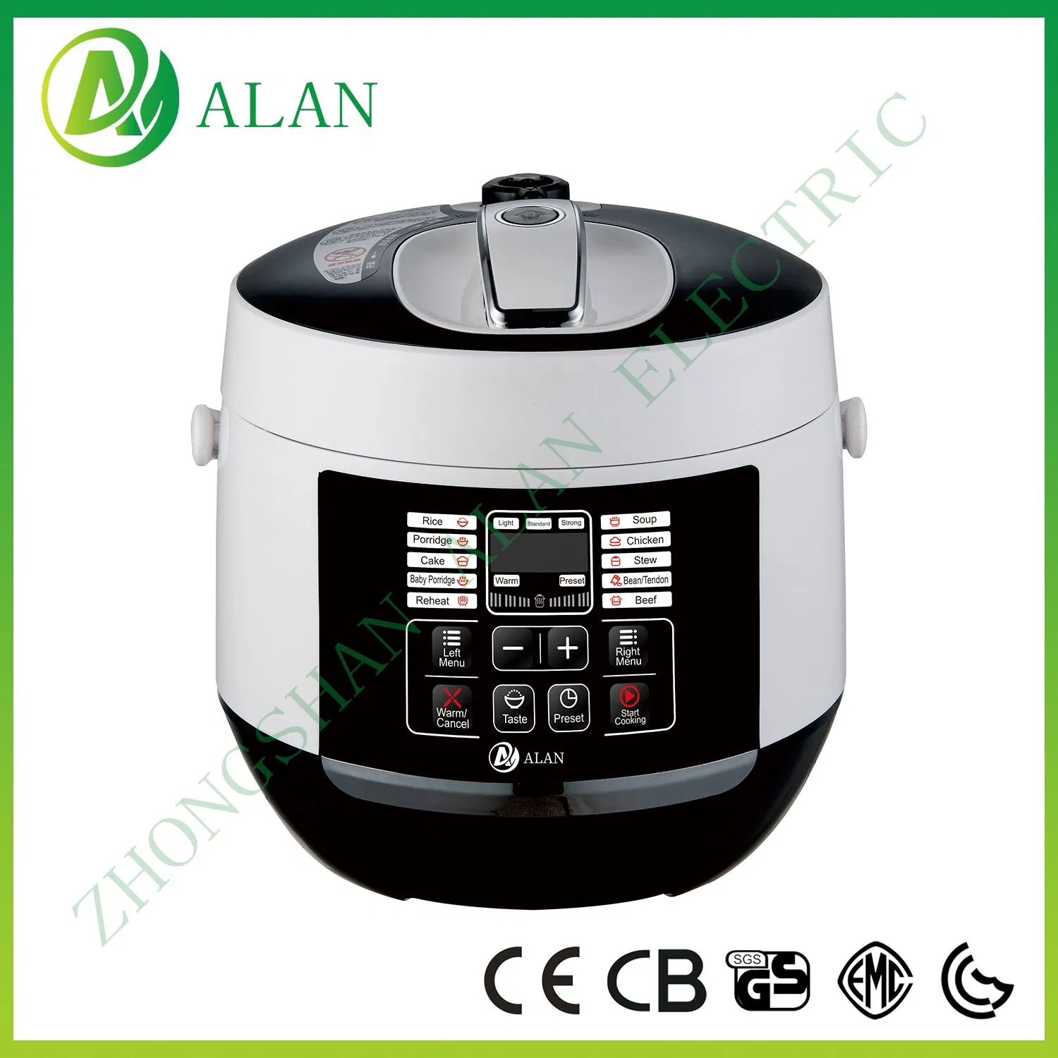 3L Small Size Plastic Housing Mini Electric Pressure Cooker with Handle