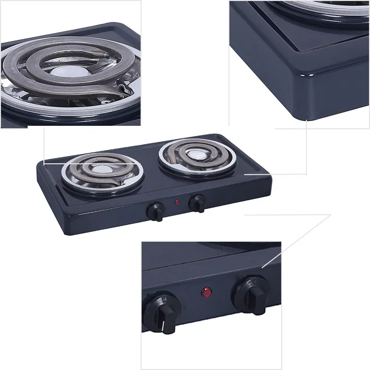 Double Burner Electric Coil Stove View 2