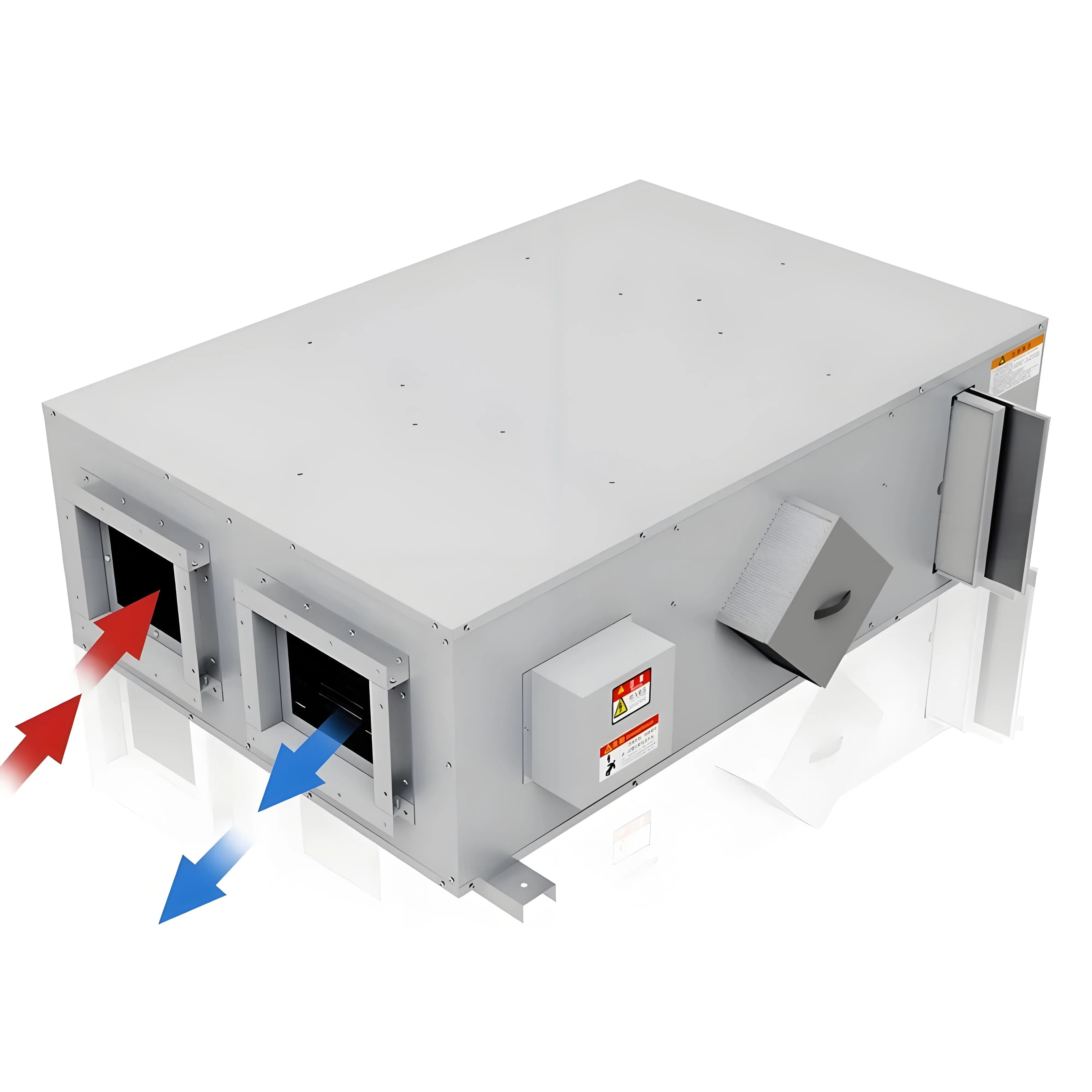 Hrv Ventilation Bypass Function Fresh Air Extract Air One Way Ventilation System Vmc Heat Recovery