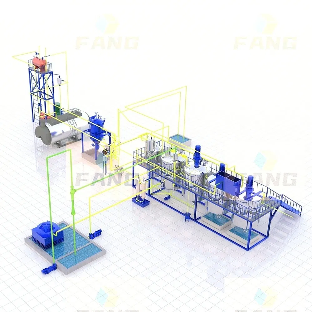 PLC Controlled Stainless Steel Edible Cooking Oil Refinery Equipment for High-Volume Production