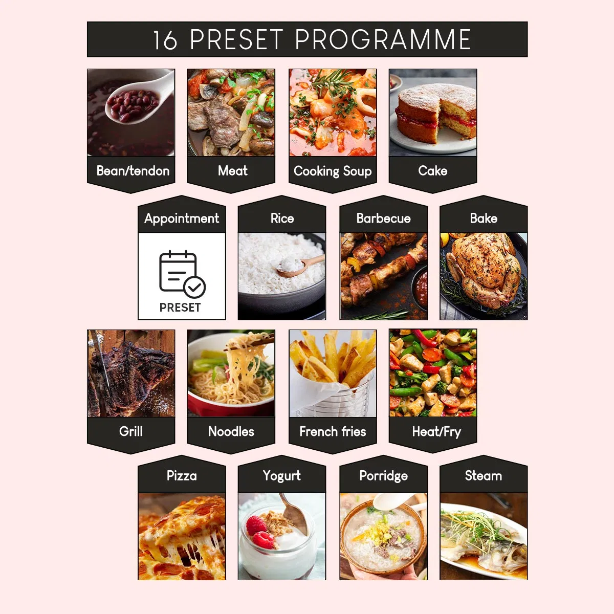 Made in China Manufacturer Wholesale 5L 6L 8L 12L High Quality Multi-Functional Electric Pressure Cooker