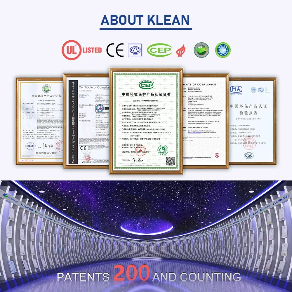 Klean Smart Air Cleaning System for Heavy-Duty Wok Cooking