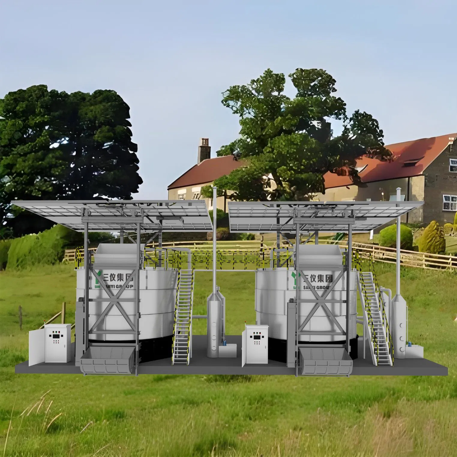 Factory Price Sustainable Soil Friendly Organic Fertilizer Organic Waste Fermenter Waste Value Adding System