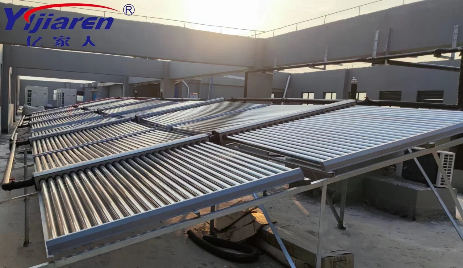 Advanced Commercial Vacuum Tube Water Heating System for Efficient Heating