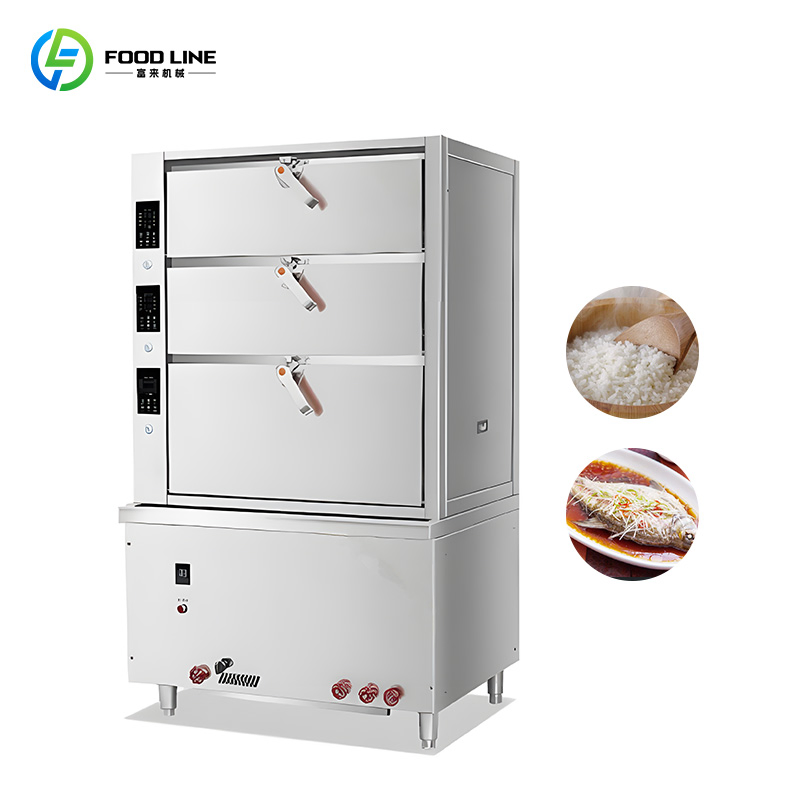 Energy Saving Anti-Dry Burning Low Noise Anti-Scald Easy Clean Food Steaming Machine